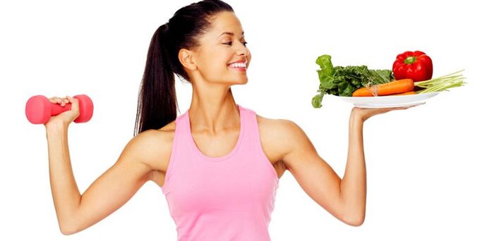 thực phẩm lành mạnh và tập thể dục để giảm cân trong một tháng